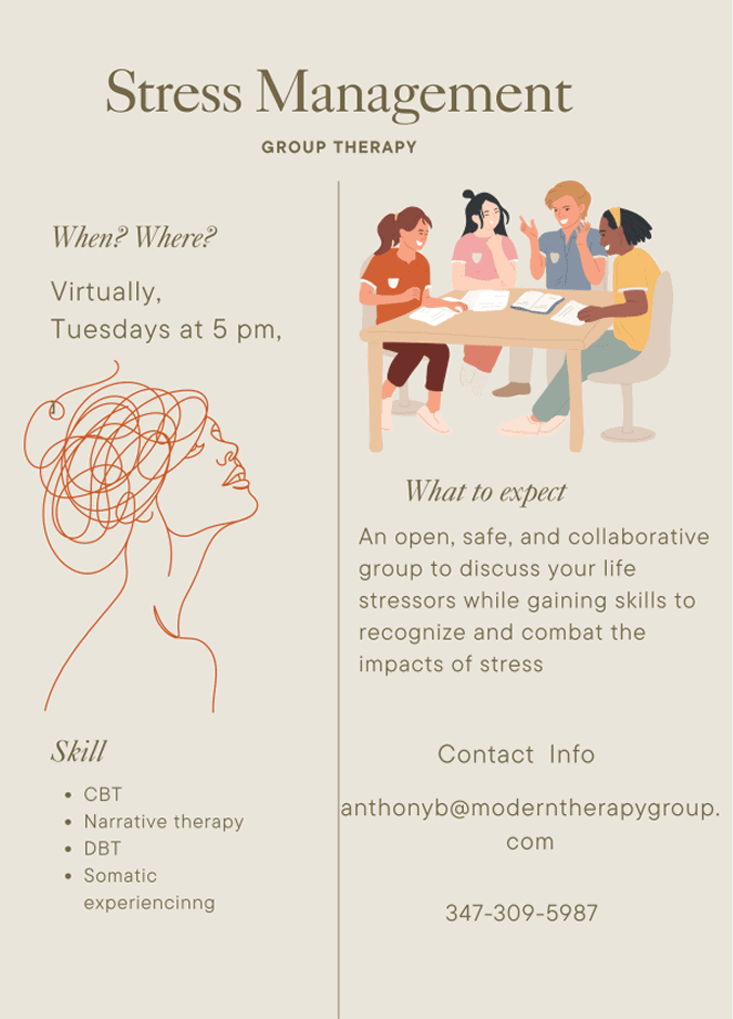 Stress Management Group Therapy