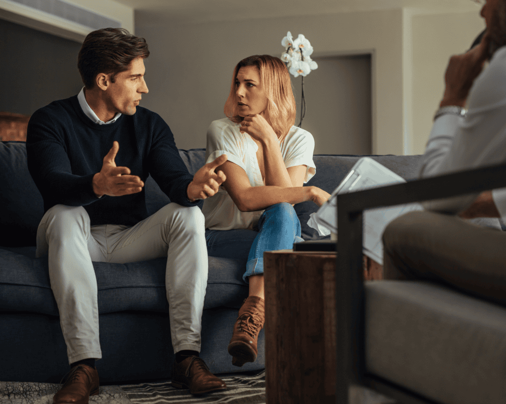 Working to rebuild physical affection through a kiss or other forms of closeness can bring you and your partner together. Therapy can help uncover the reasons and solutions for healing.