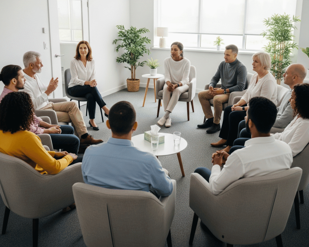 Group therapy is an excellent support for already existing supports and therapies. Contact us today to learn how our formats can help you.