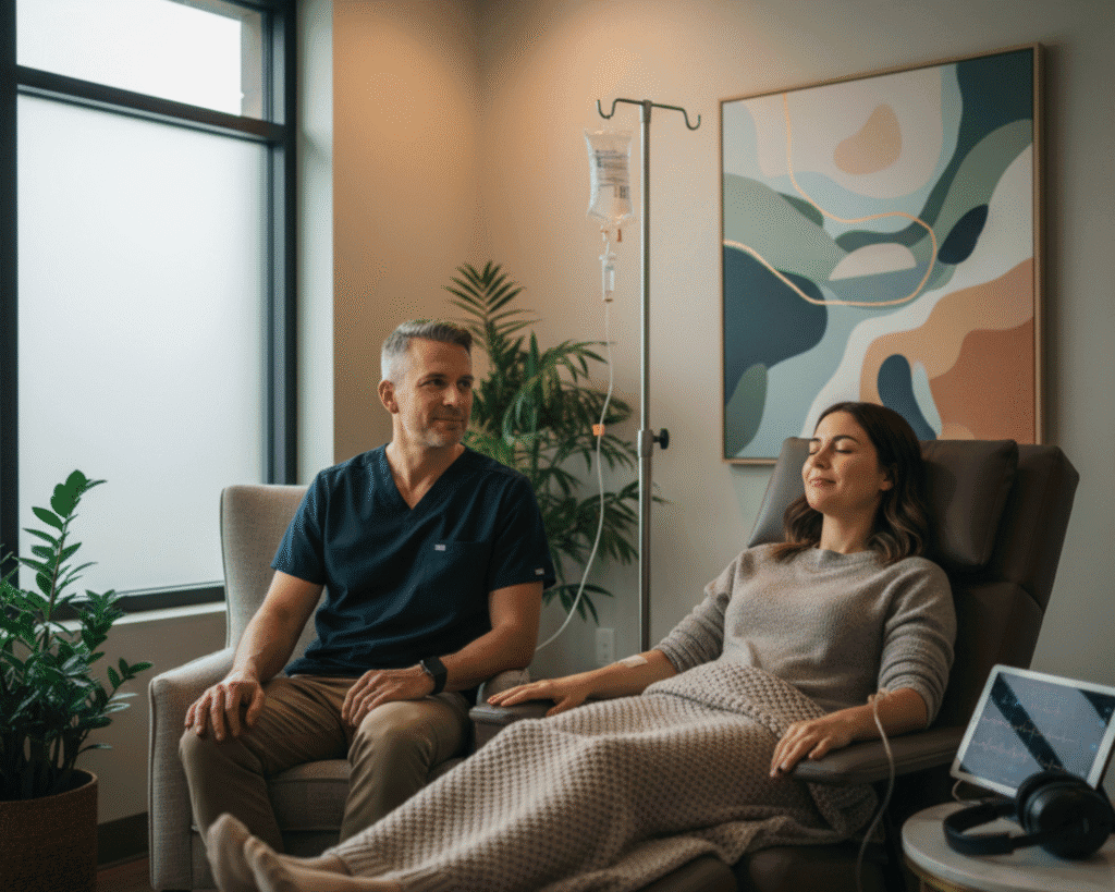 Ketamine, often used during surgical procedures, has become a popular option for therapy.